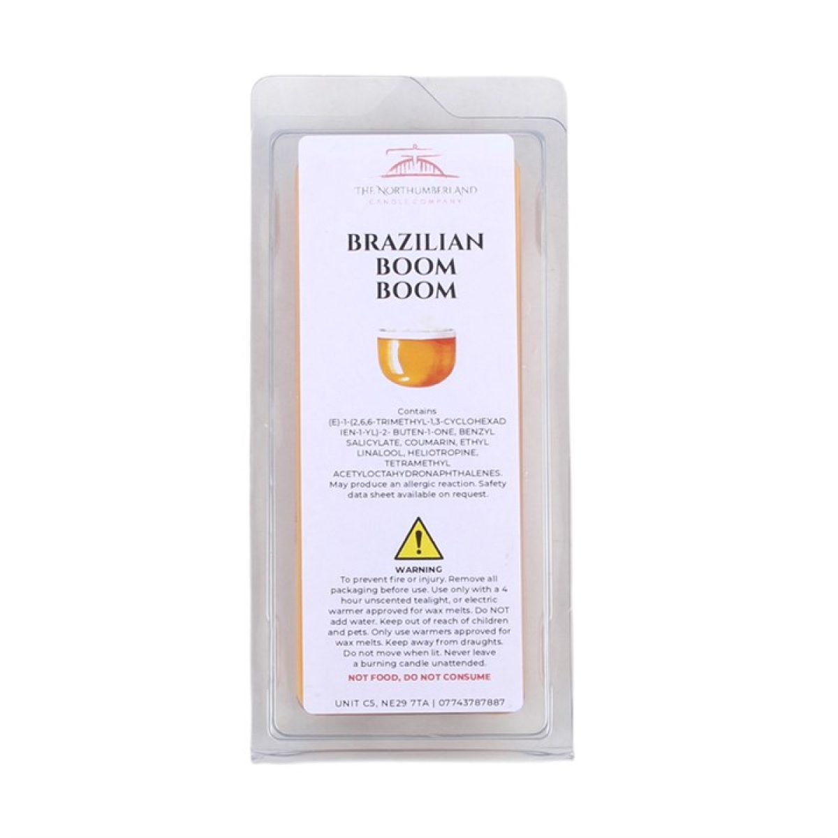 Brazilian Boom Boom 50g Wax Melt Snap Bar N/A