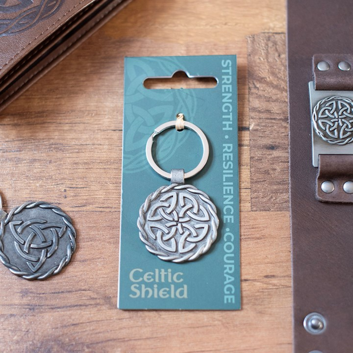 Celtic Shield Knot Keyring N/A