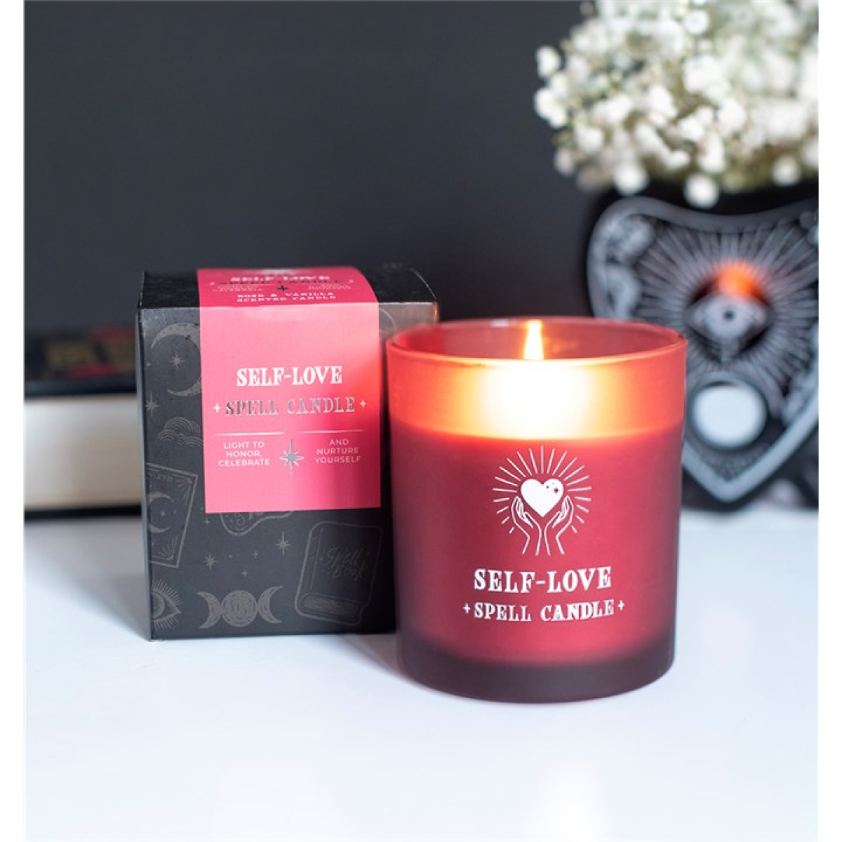 Self Love Rose & Vanilla Scented Candle N/A