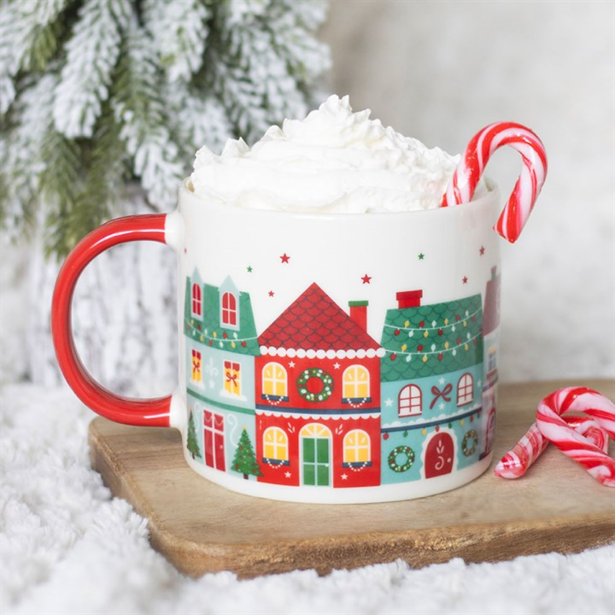 Christmas Street Print Mug N/A