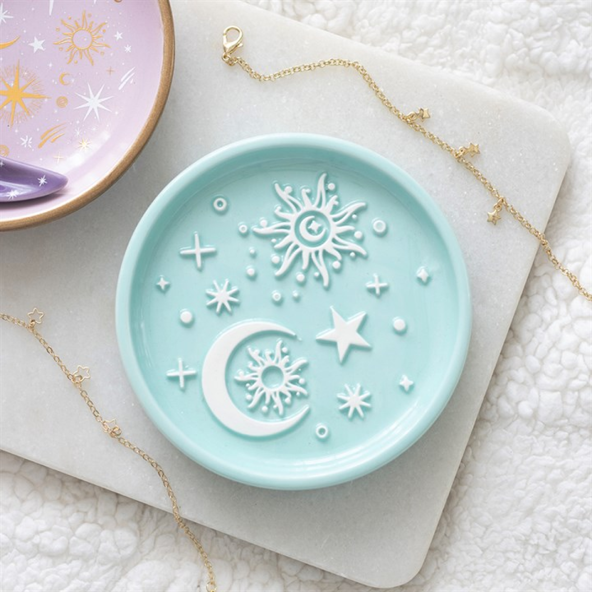 Blue Moon and Sun Trinket Dish N/A