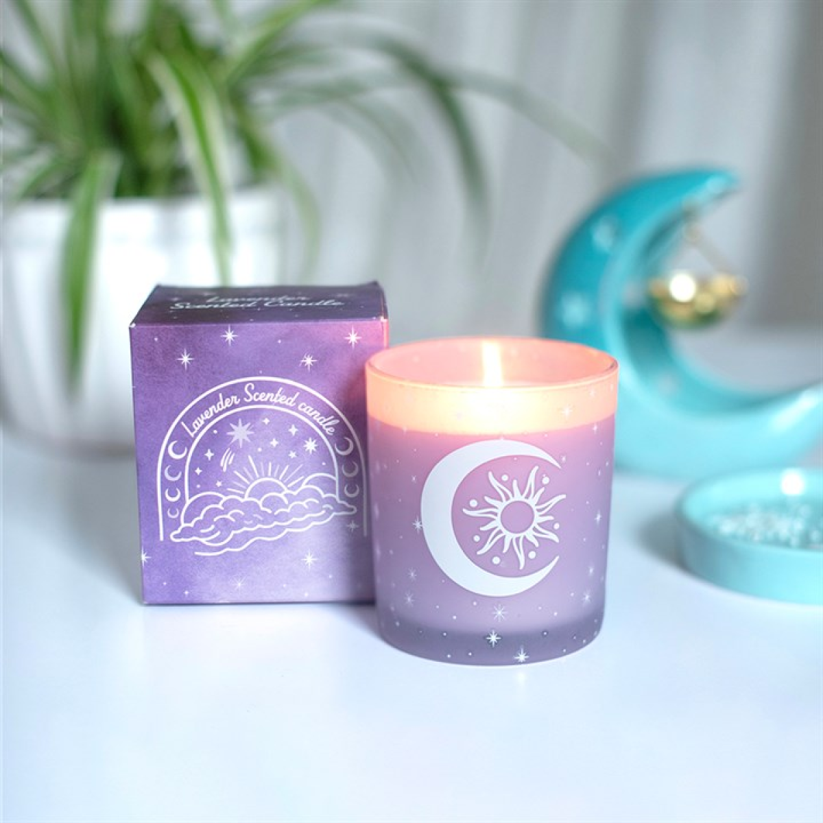 Purple Pastel Skies Lavender Candle N/A