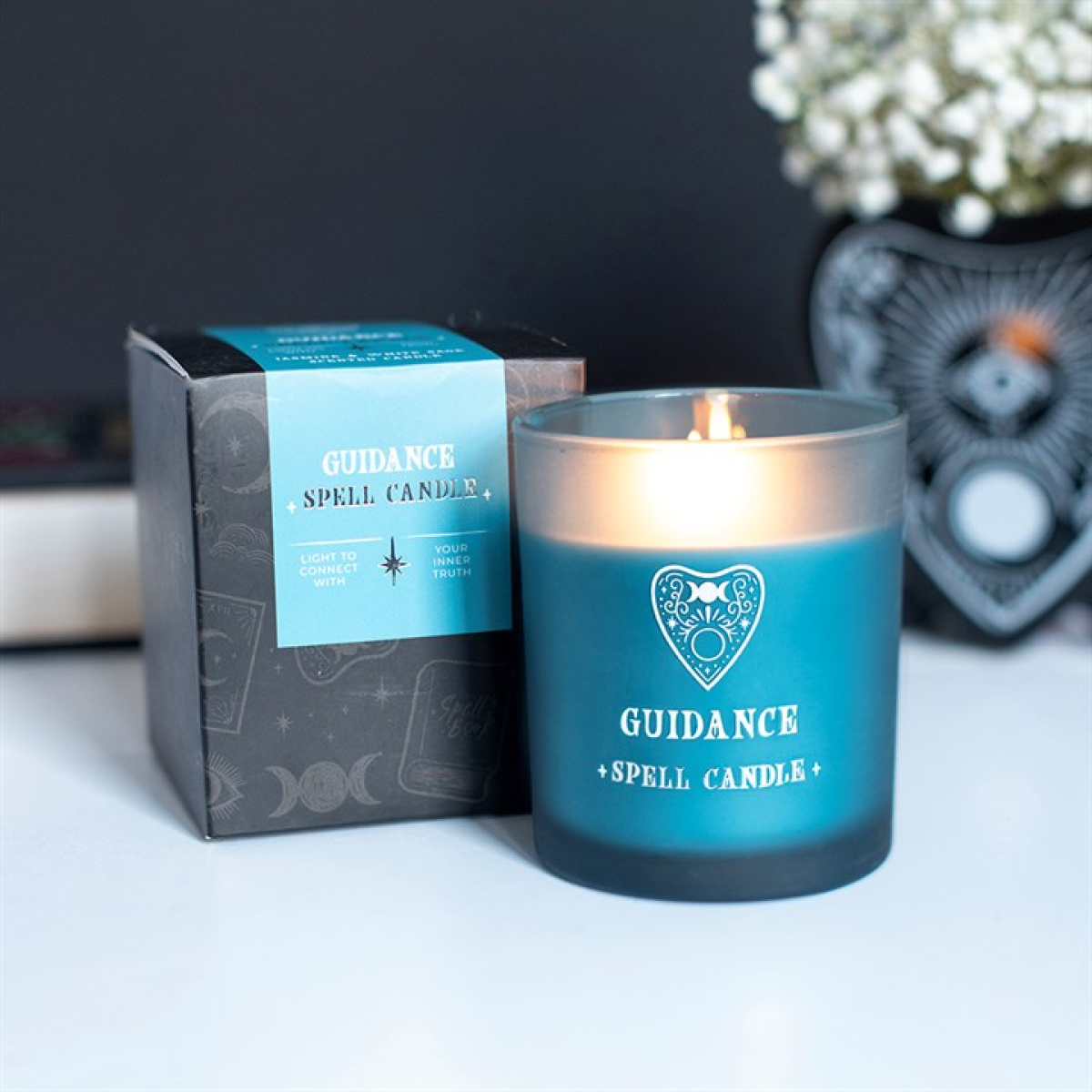 Guidance Jasmine & White Sage Scented Candle N/A