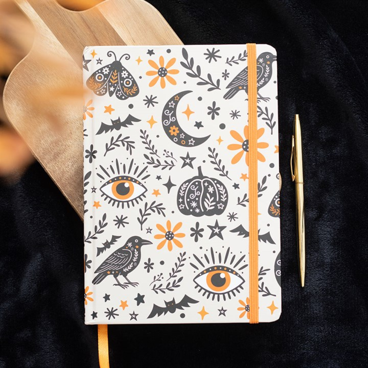Frightful Folk Print A5 Notebook N/A
