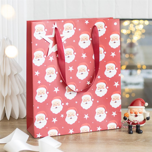 Jolly Santa Christmas Gift Bag N/A