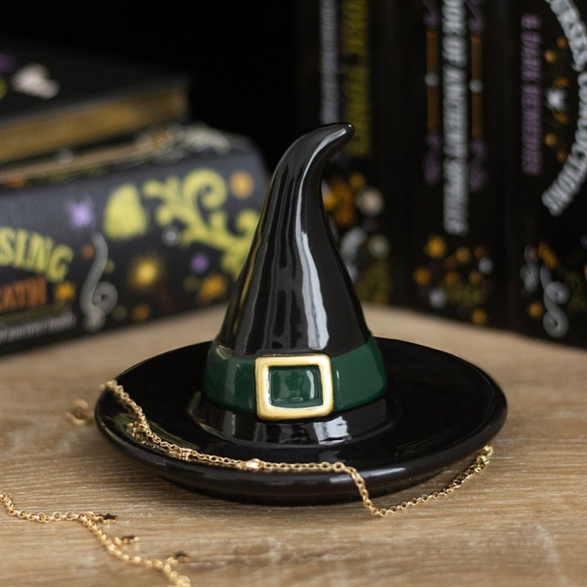 Black Witch Hat Trinket Dish N/A