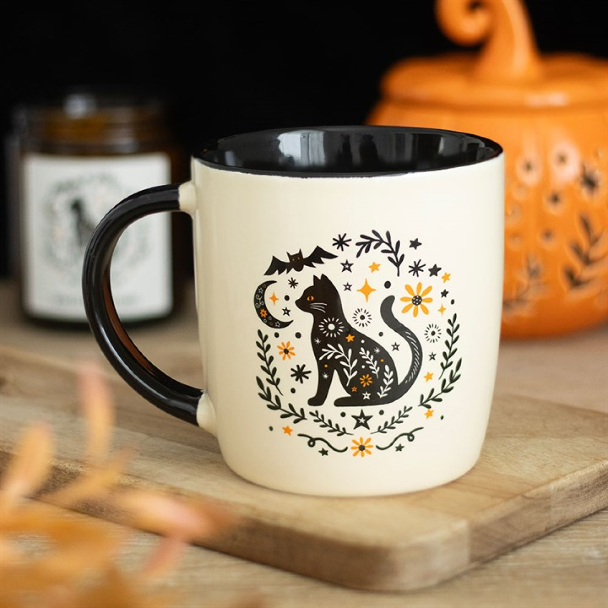 Frightful Folk Cat Mug N/A