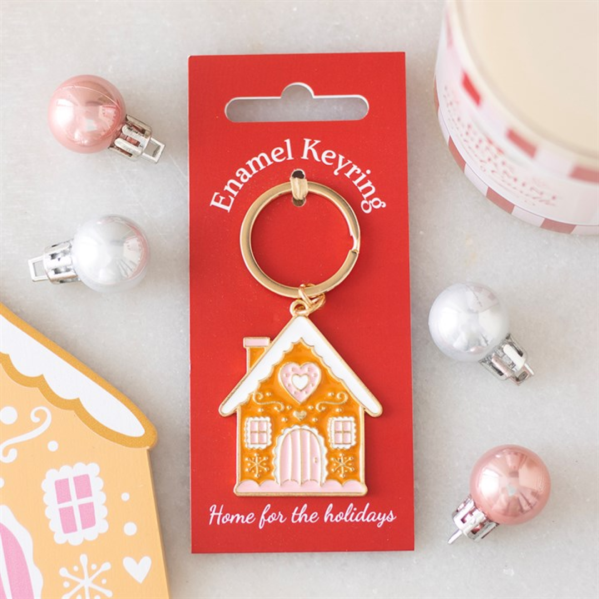 Gingerbread House Keyring N/A