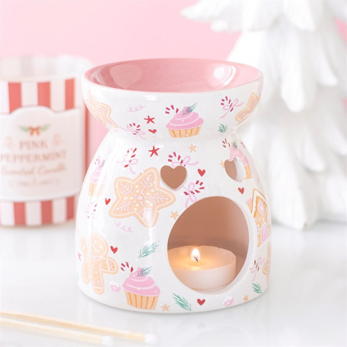 Sugarplum Bakery gingerbread print oil burner