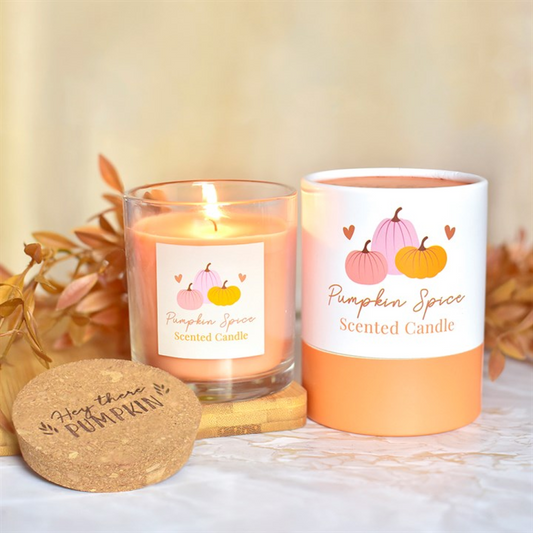 Pumpkin Pie Candle with Cork Lid N/A