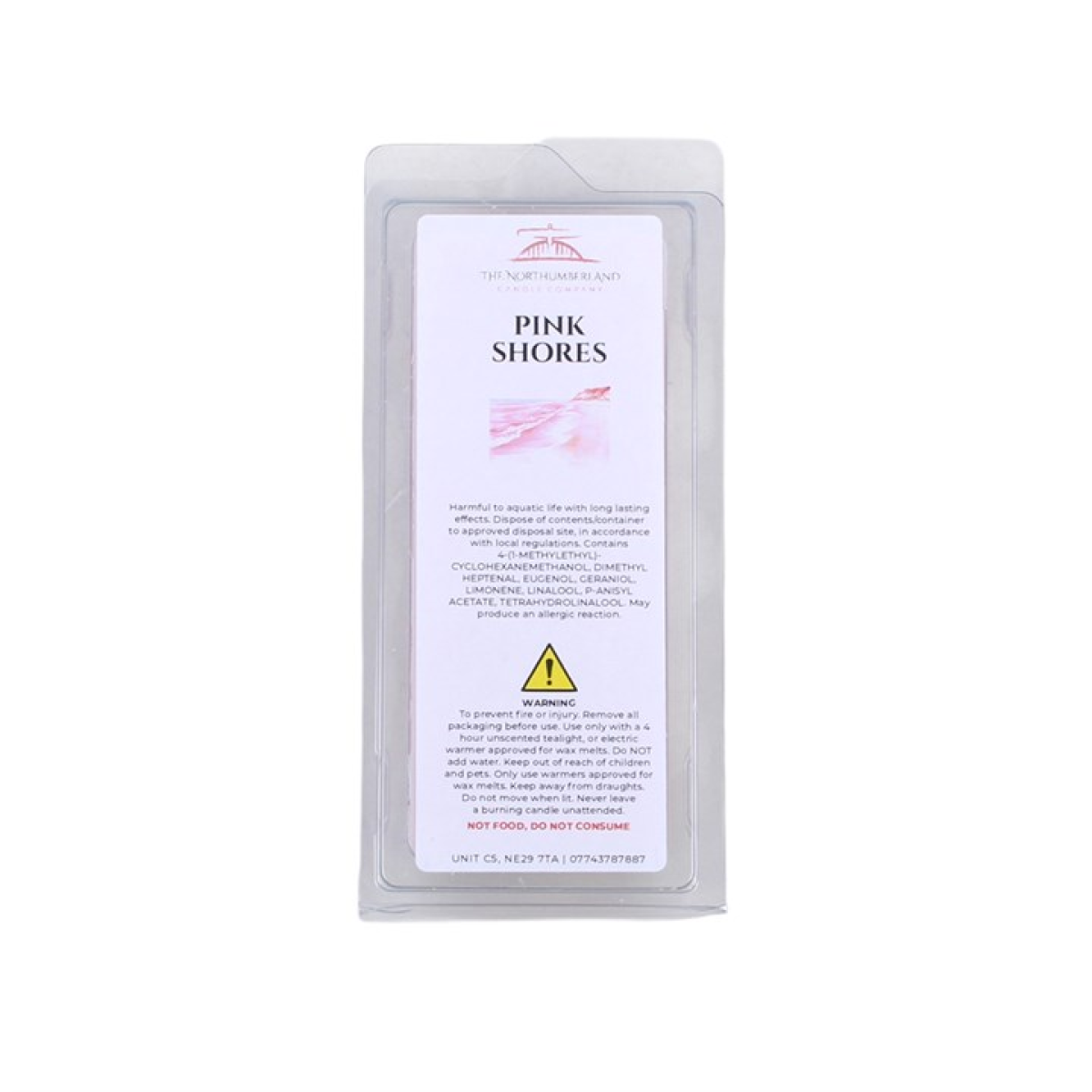 Pink Shores 50g Wax Melt Snap Bar N/A