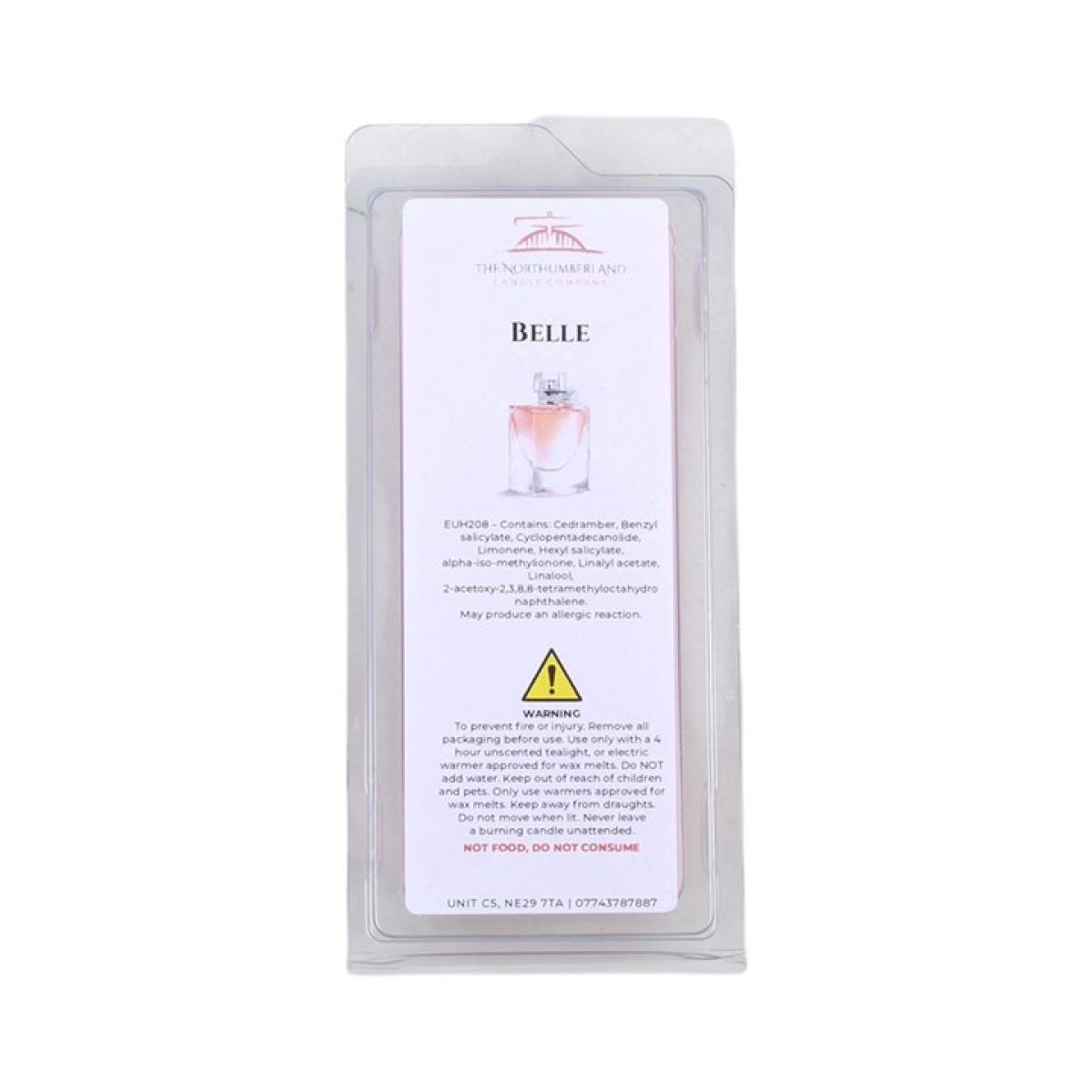 Belle 50g Wax Melt Snap Bar N/A