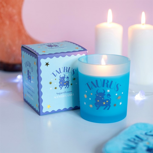 Zodiac Zest Taurus Sugared Lemon Candle N/A