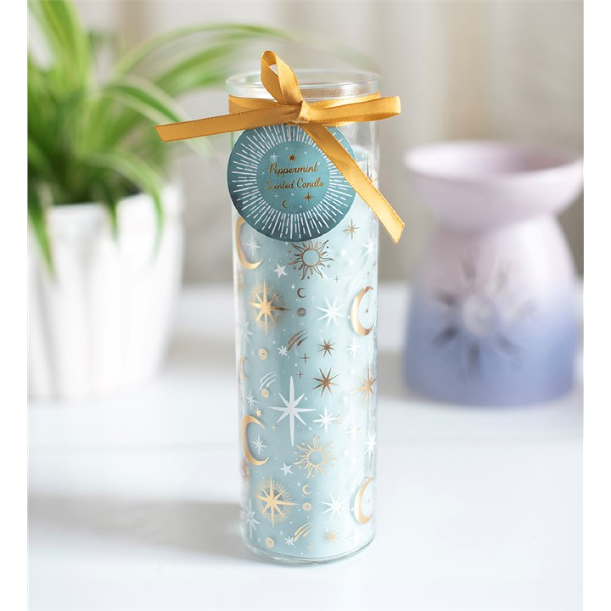 Blue Pastel Skies Tube Candle N/A