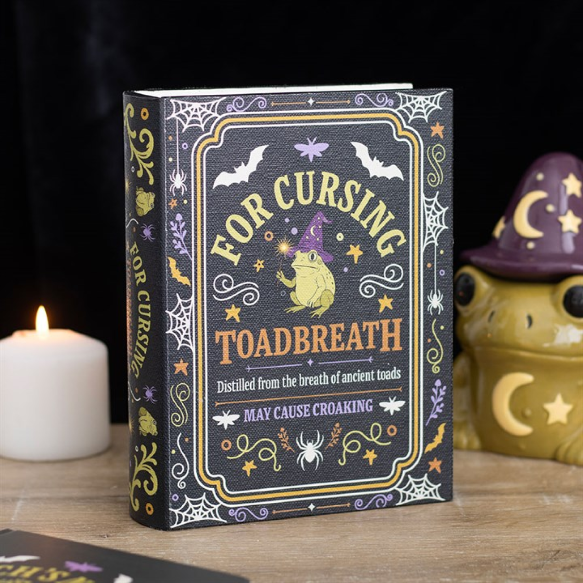 Toadbreath Spell Book Shaped Storage Box N/A